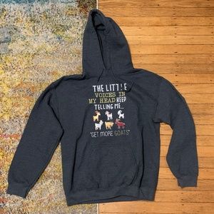 Goat Hoodie Sweatshirt for the Goat Lover!
